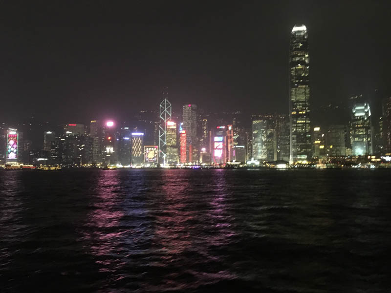 Blick von F&auml;hre auf Central District