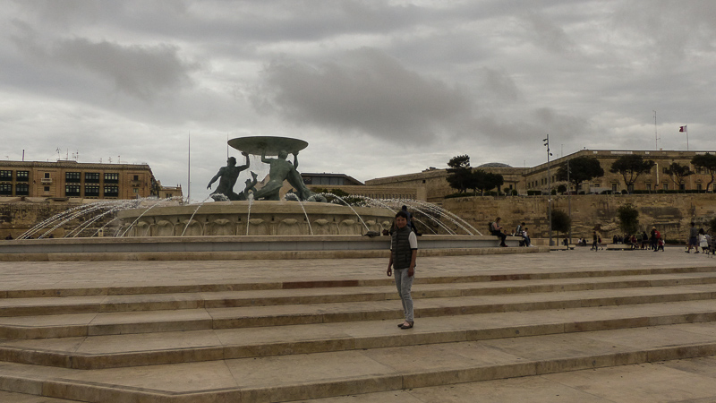 Valletta Tritonbrunnen