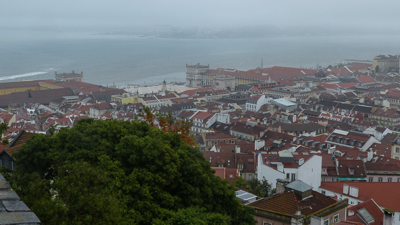 Lissabon Blick von Castelo de Sao Jorge