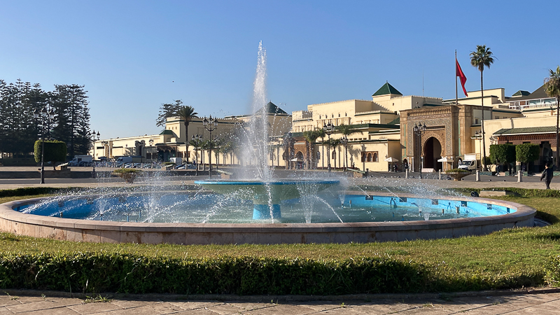 Paradeplatz mit K&ouml;nigspalast Rabat