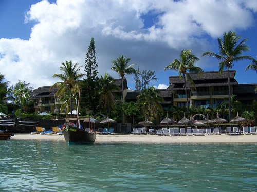 Blick auf die Appartments
