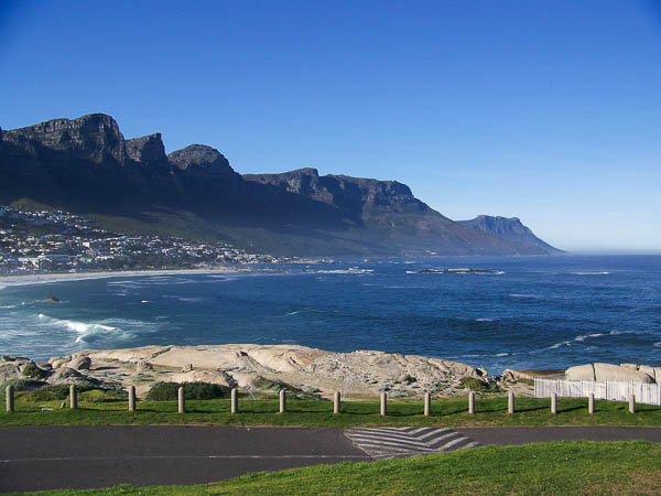 Blick auf das Tafelbergmassiv sowie auf Lion�s Head
