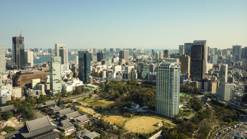 Tokyo Blick vom Tokyo Tower Richtung S&uuml;den